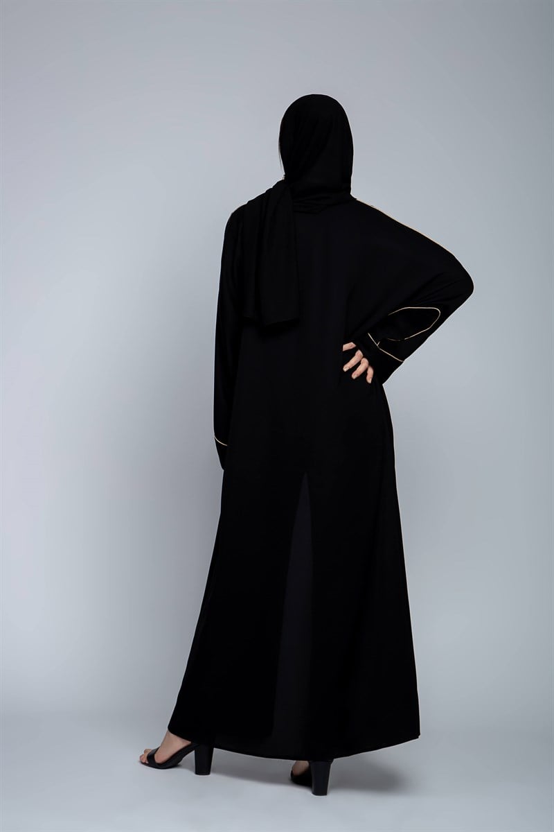 CAMEL BİYELİ ABAYA