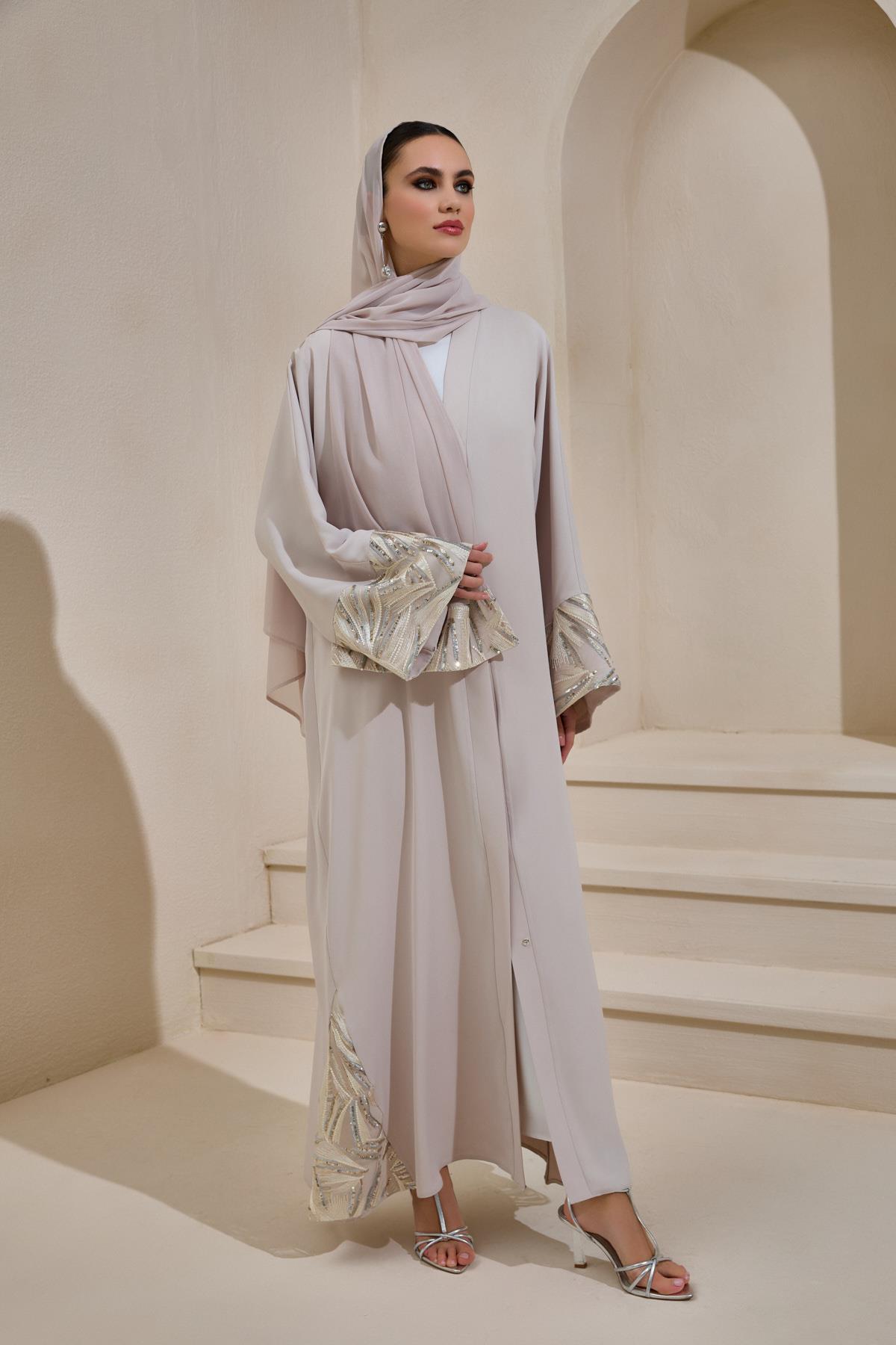 CLASSIC ABAYA SET BEIGE