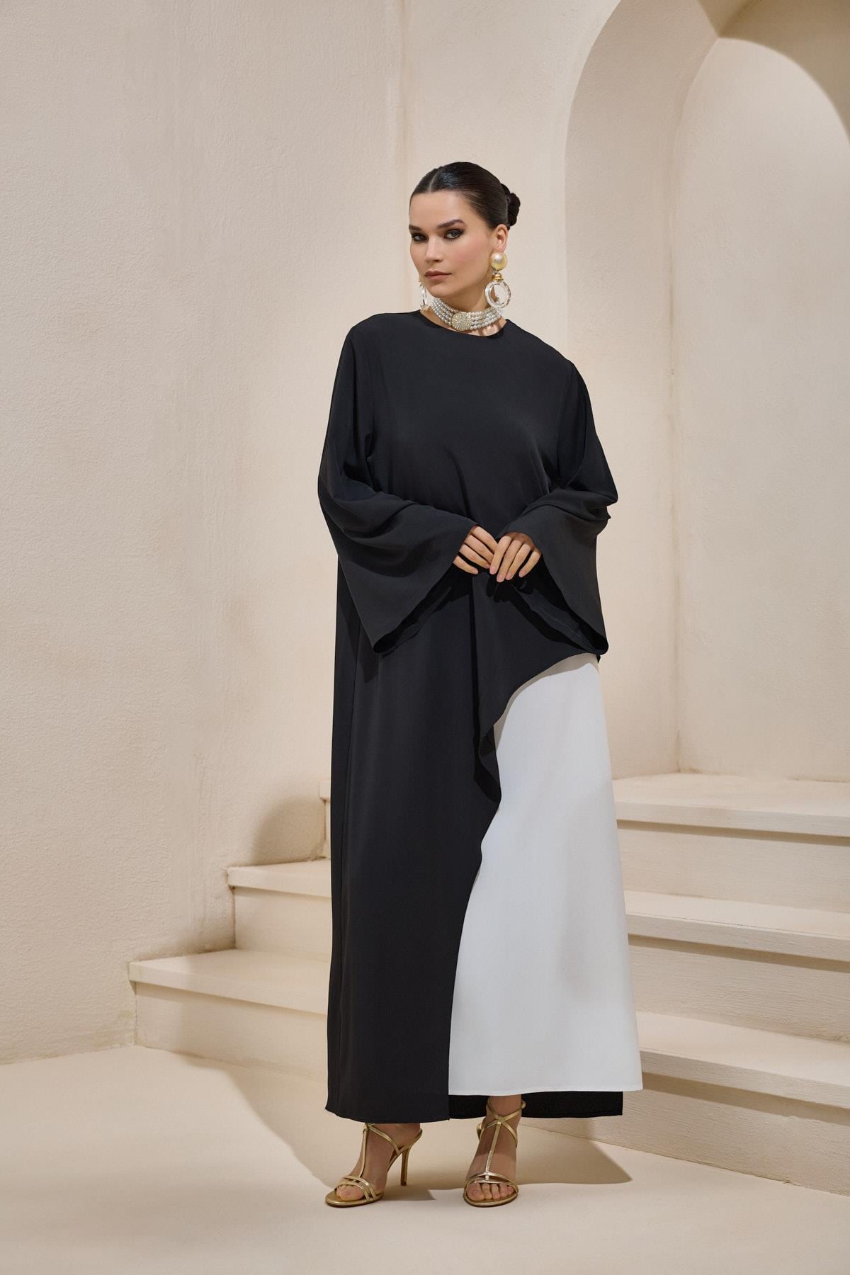 DOUBLE DRESS SET BLACK