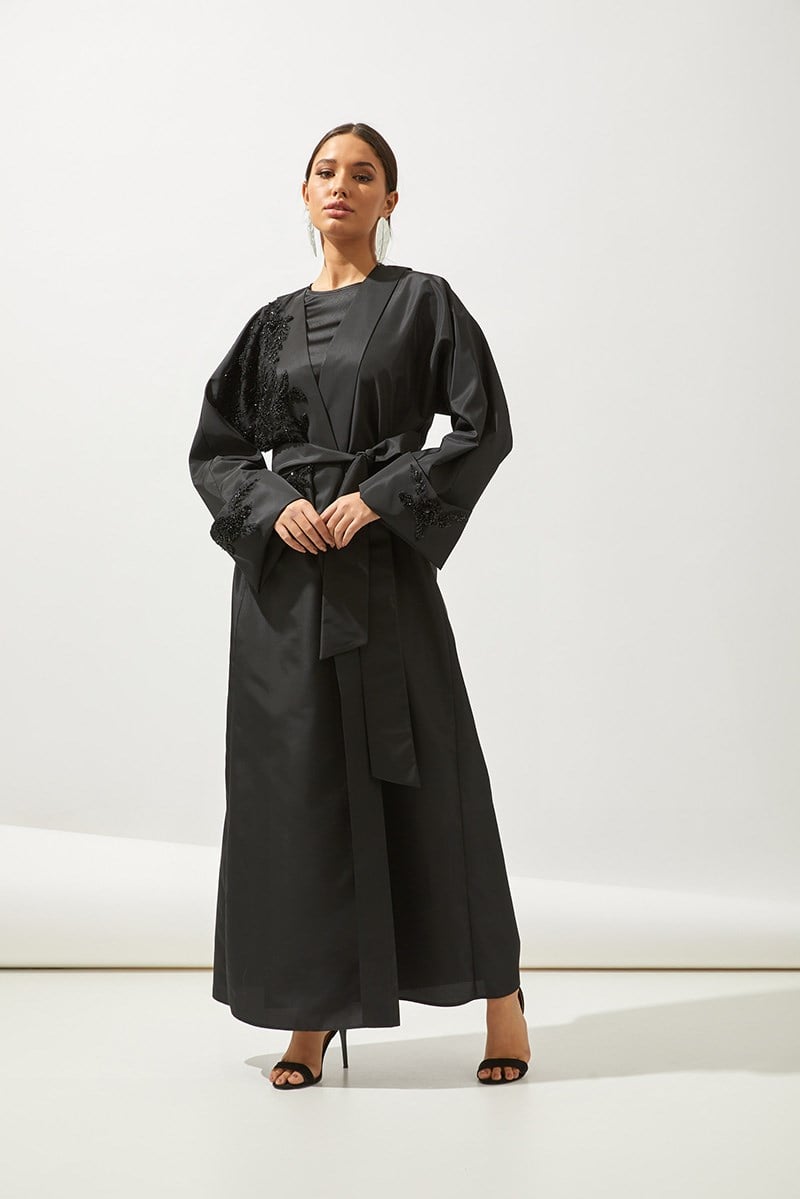 EXCLUSIVE TAFTA ABAYA-BLUE