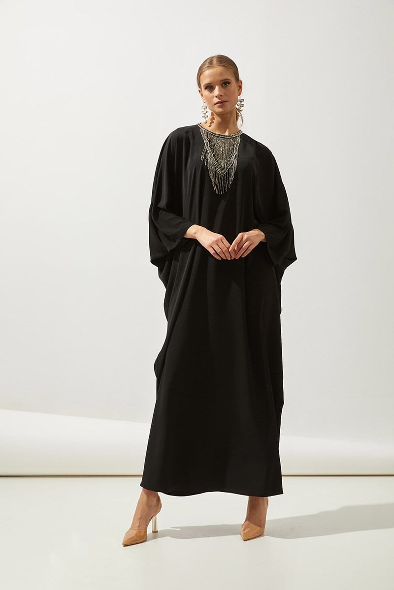 GLAMOR KAFTAN-BLACK