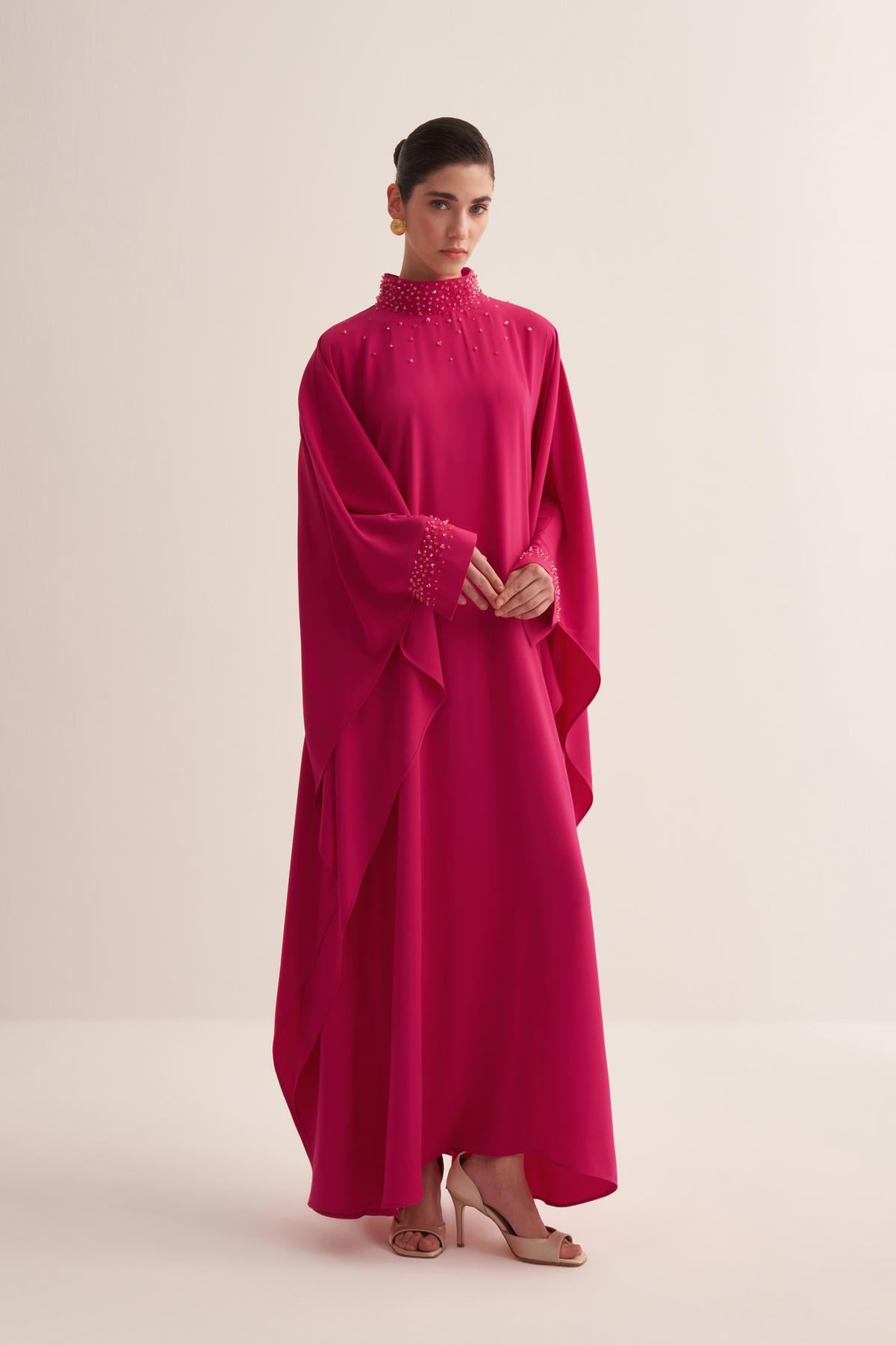 LILIES KAFTAN FUCHSIA