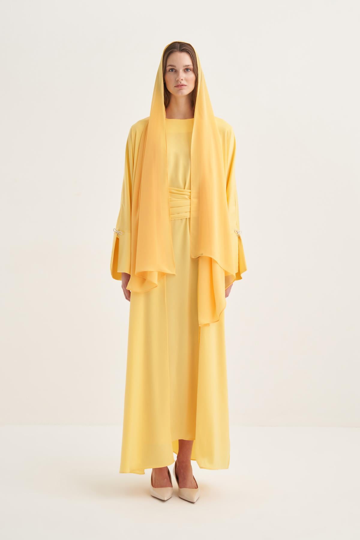 MIRA ABAYA SET YELLOW