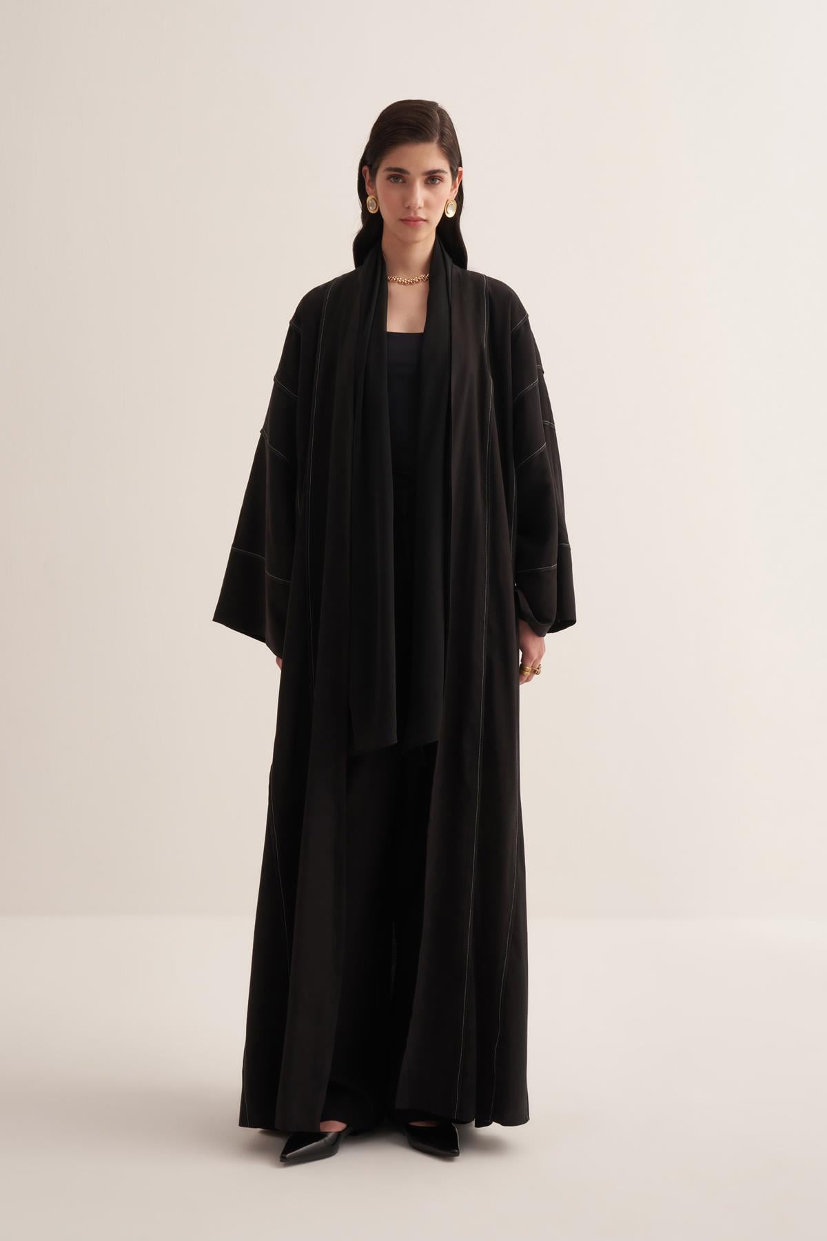 NATURE ABAYA BLACK