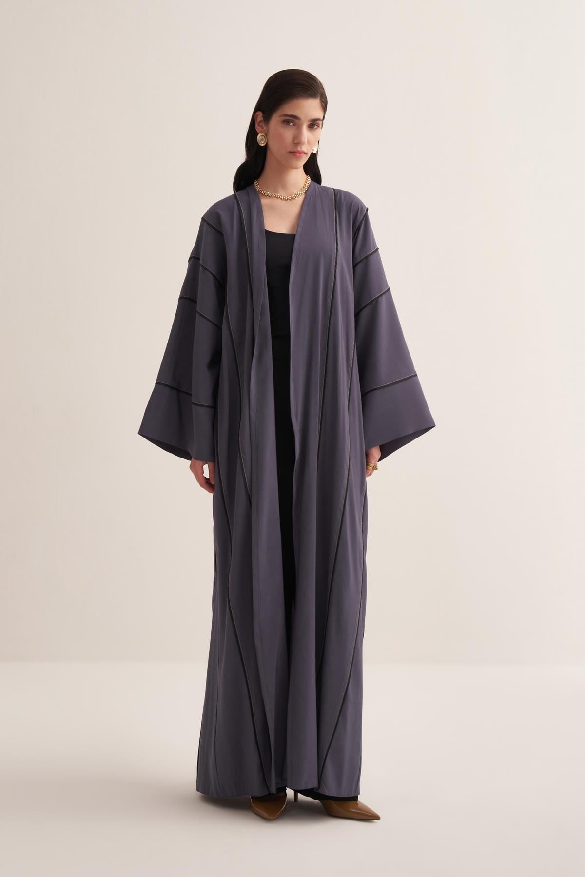 NATURE ABAYA GRAY