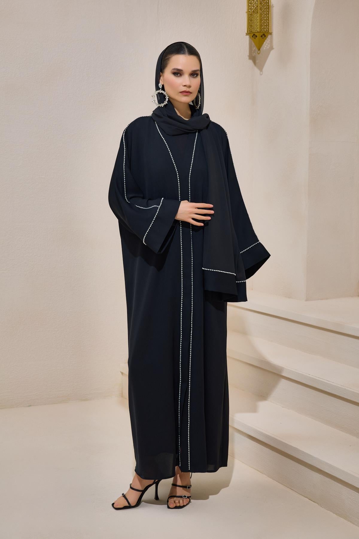 PEARL LINE ABAYA SET