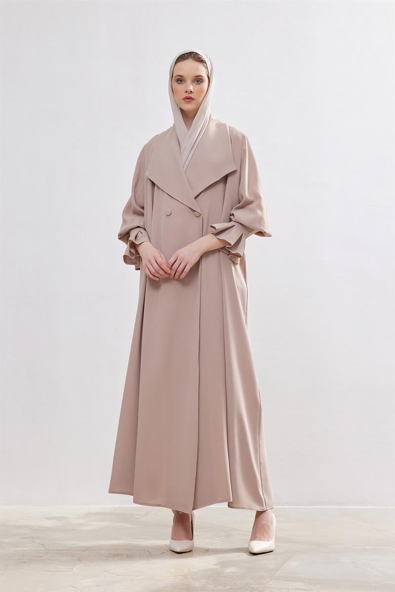 Rose Abaya - BEIGE