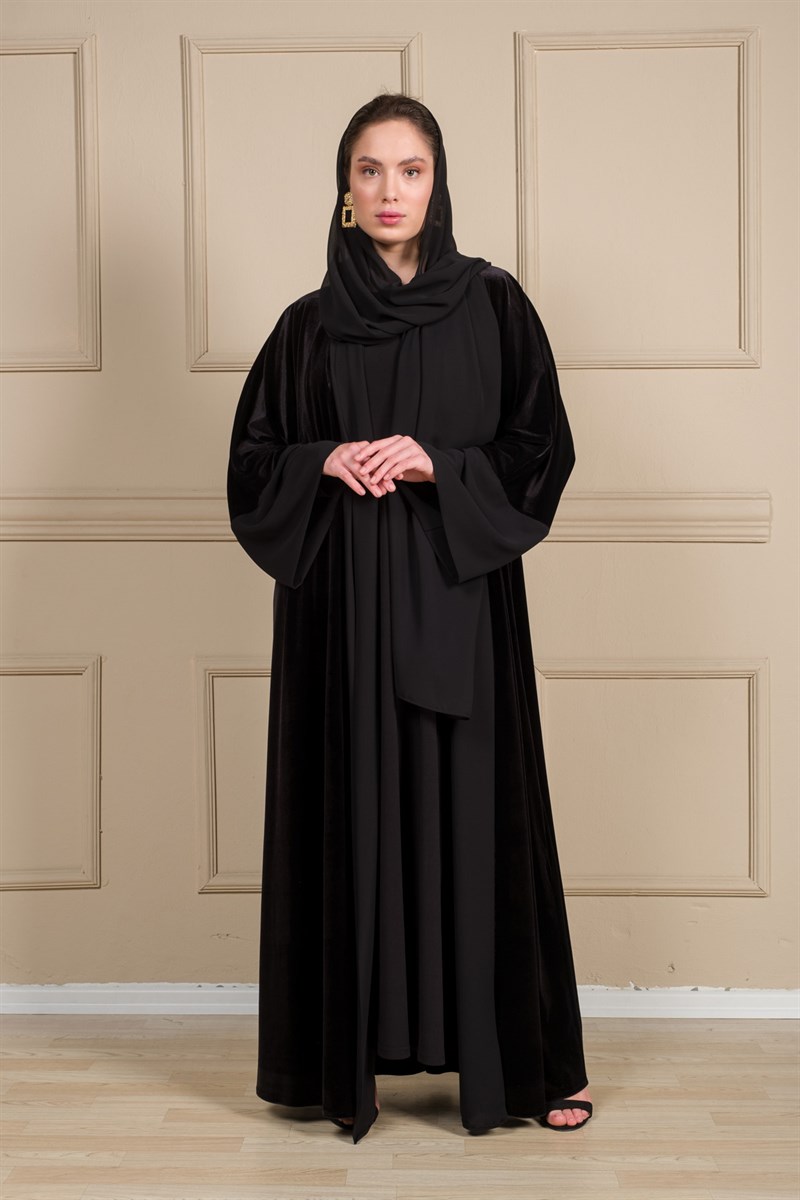 SAHRA KADİFE ABAYA