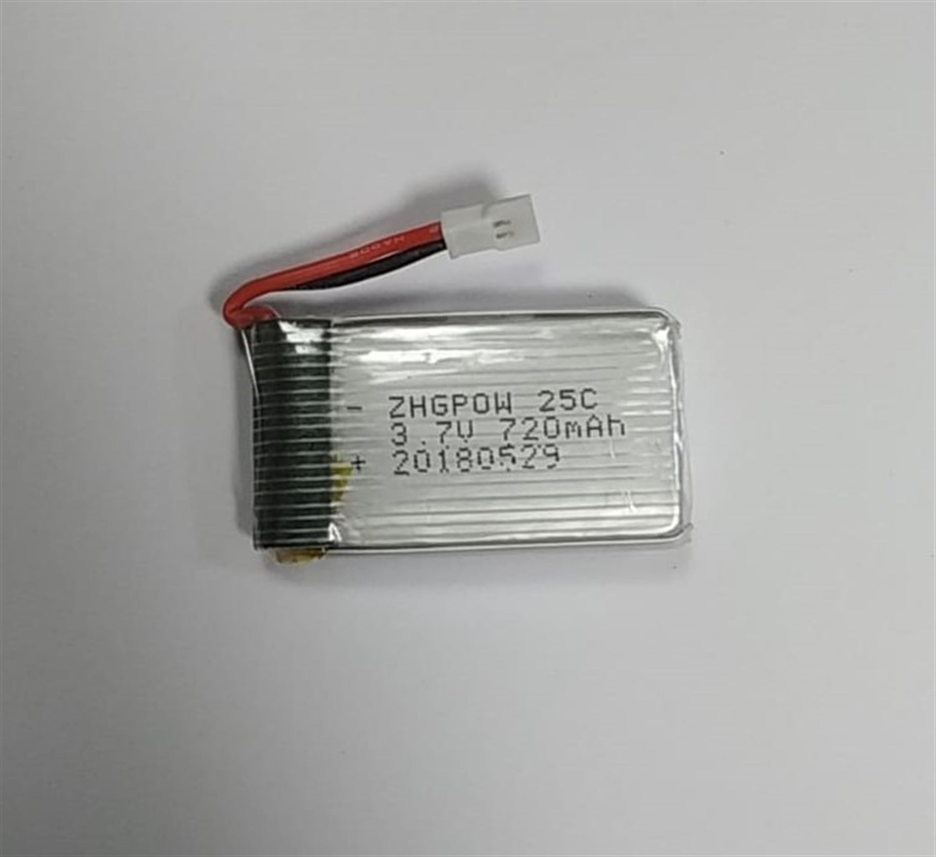 3,7 V  Lİ-PO 720 MAH.   (25C) PİL