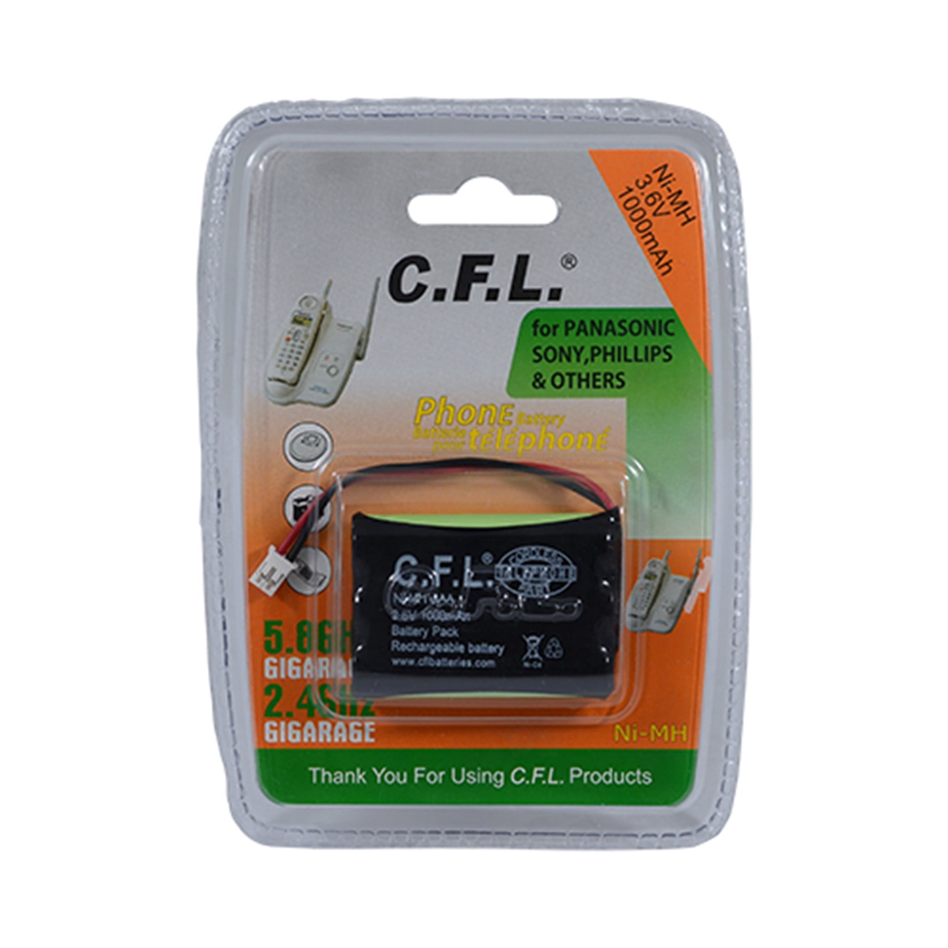 CFL 3,6 V İNCE 1100 MAH