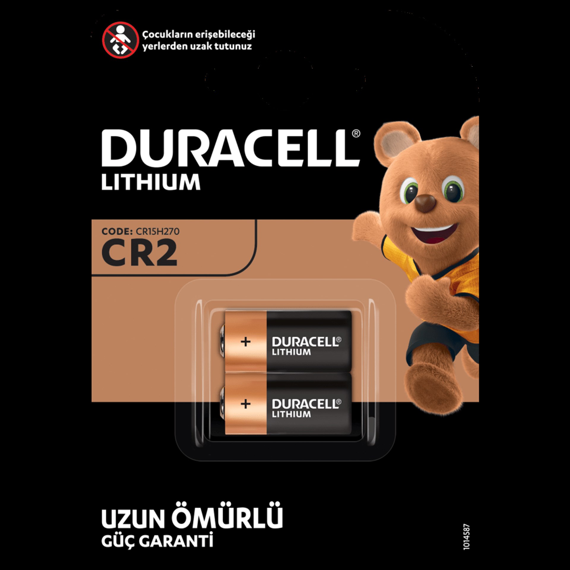 DURACELL CR 2 LITHIUM 3V PİL 2Lİ
