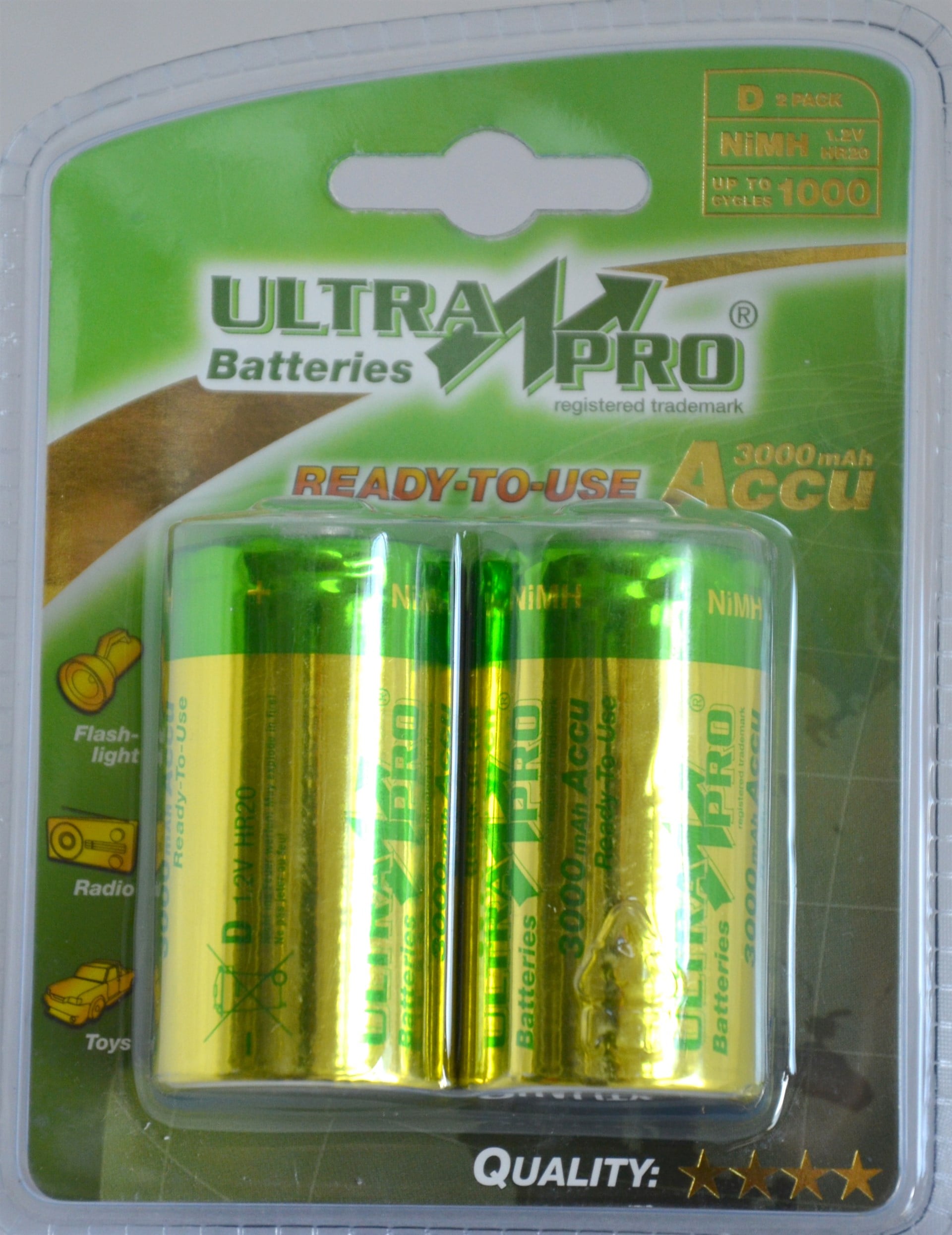 ULTRAPRO 3000 MAH. KALIN ŞARJLI PİL