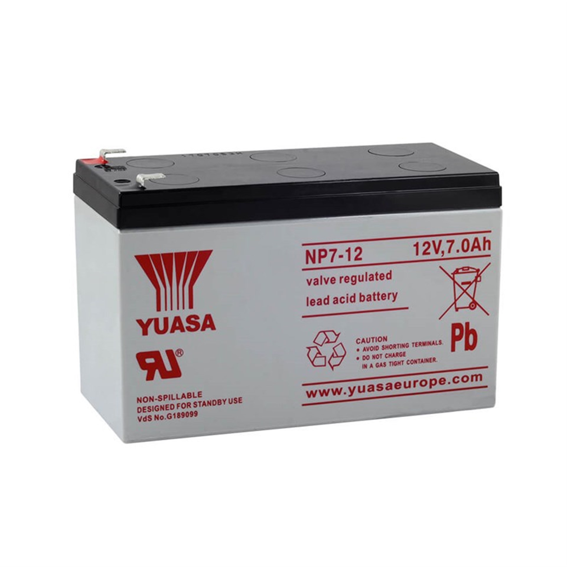YUASA 12 V 7 AHM AKÜ