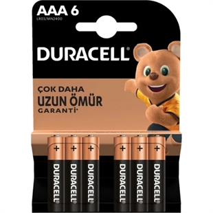 DURACELL İNCE PİL (6 LI )