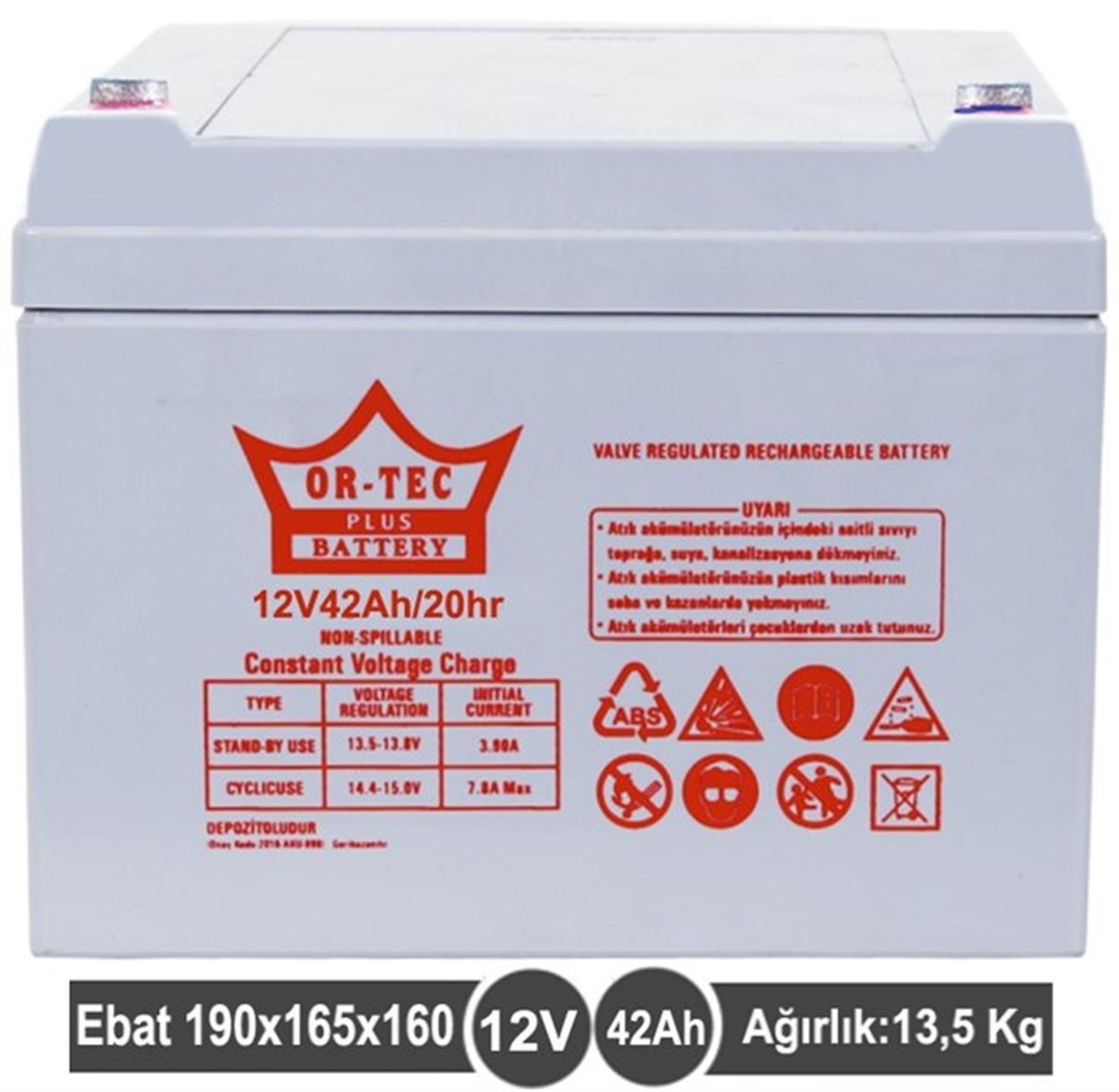 12 V 42 AHM JEL AKÜ