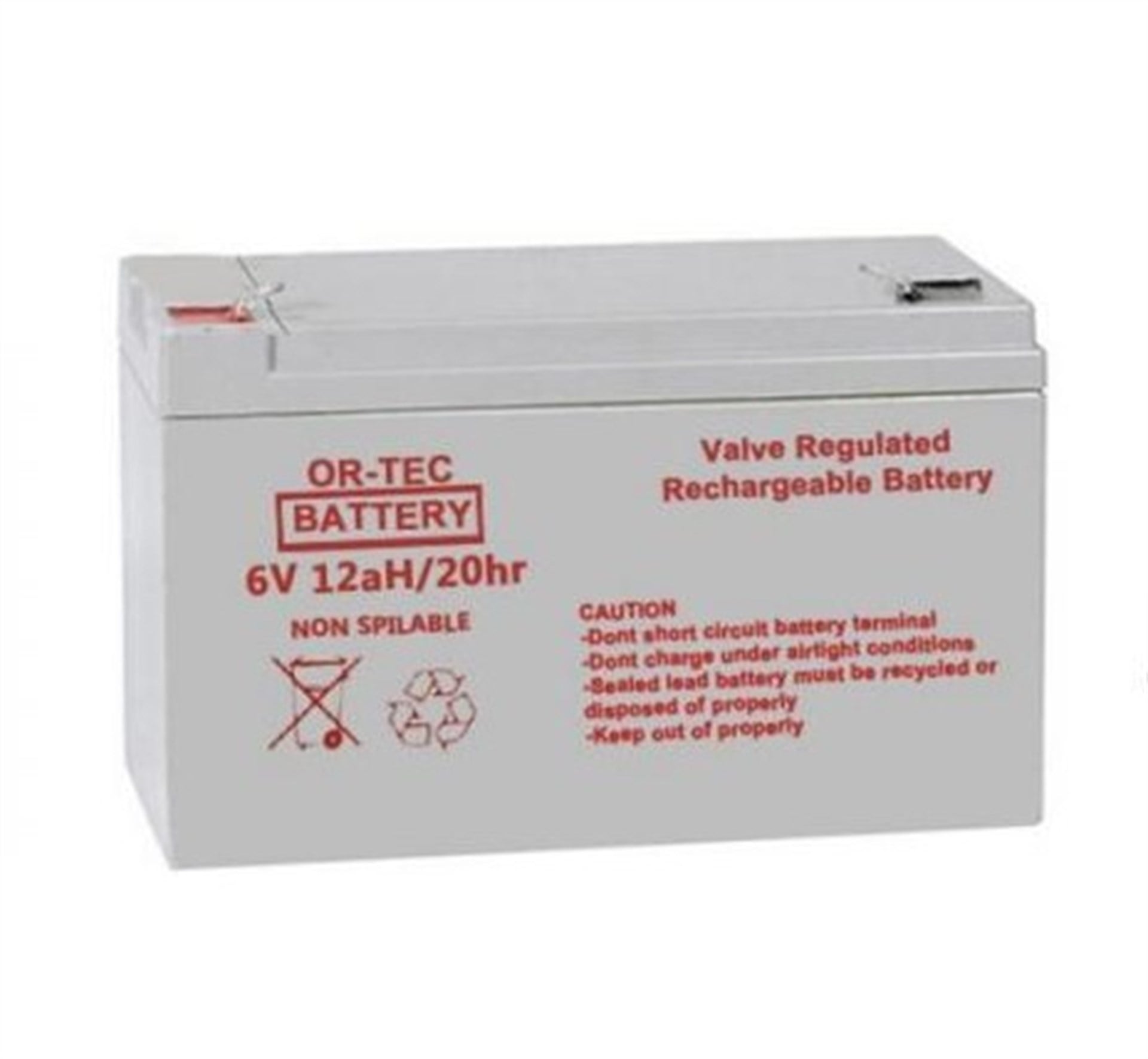 6 V 12 AHM KURU AKÜ