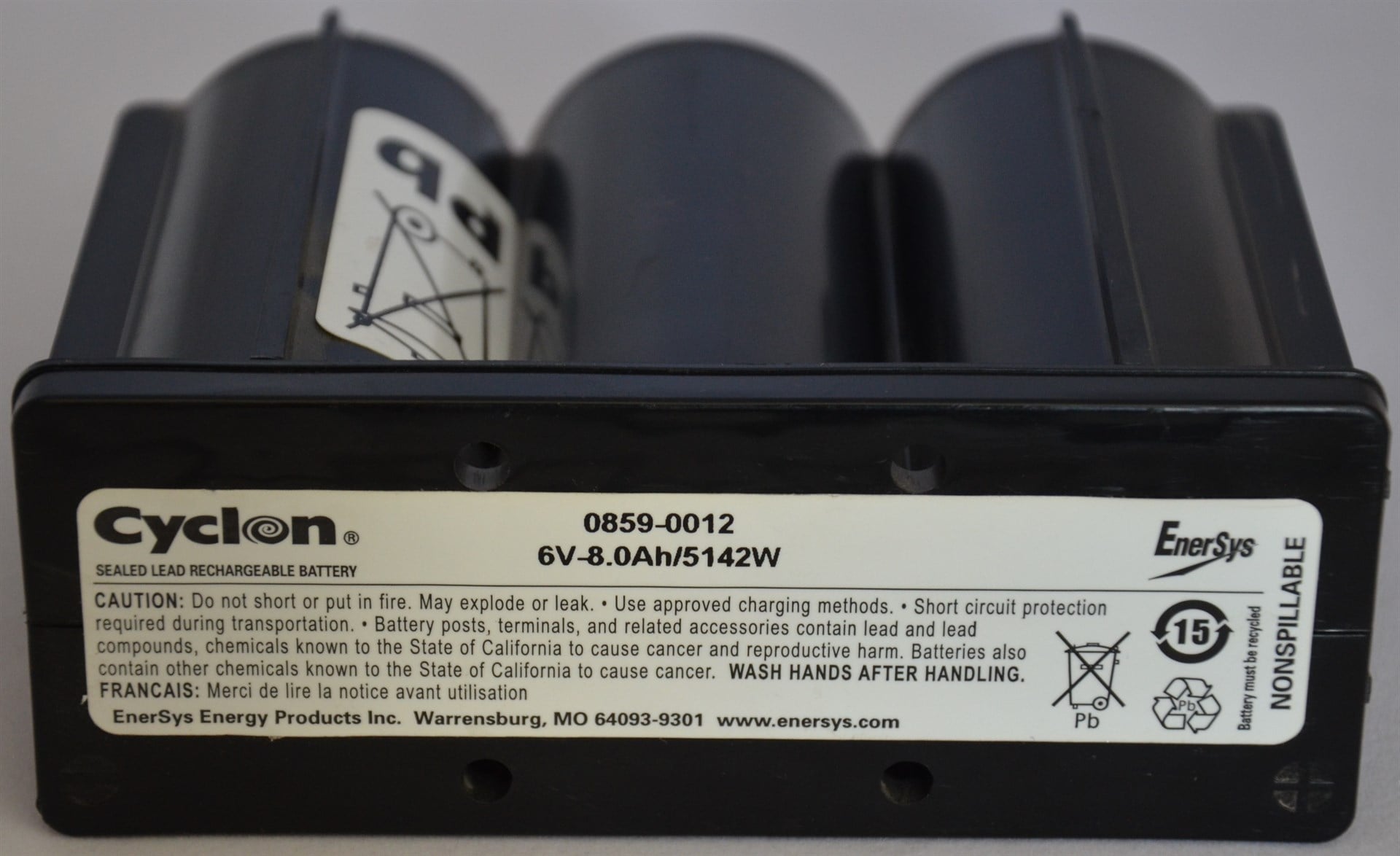 CYCLON EMB BLOC 6 V 8 AHM