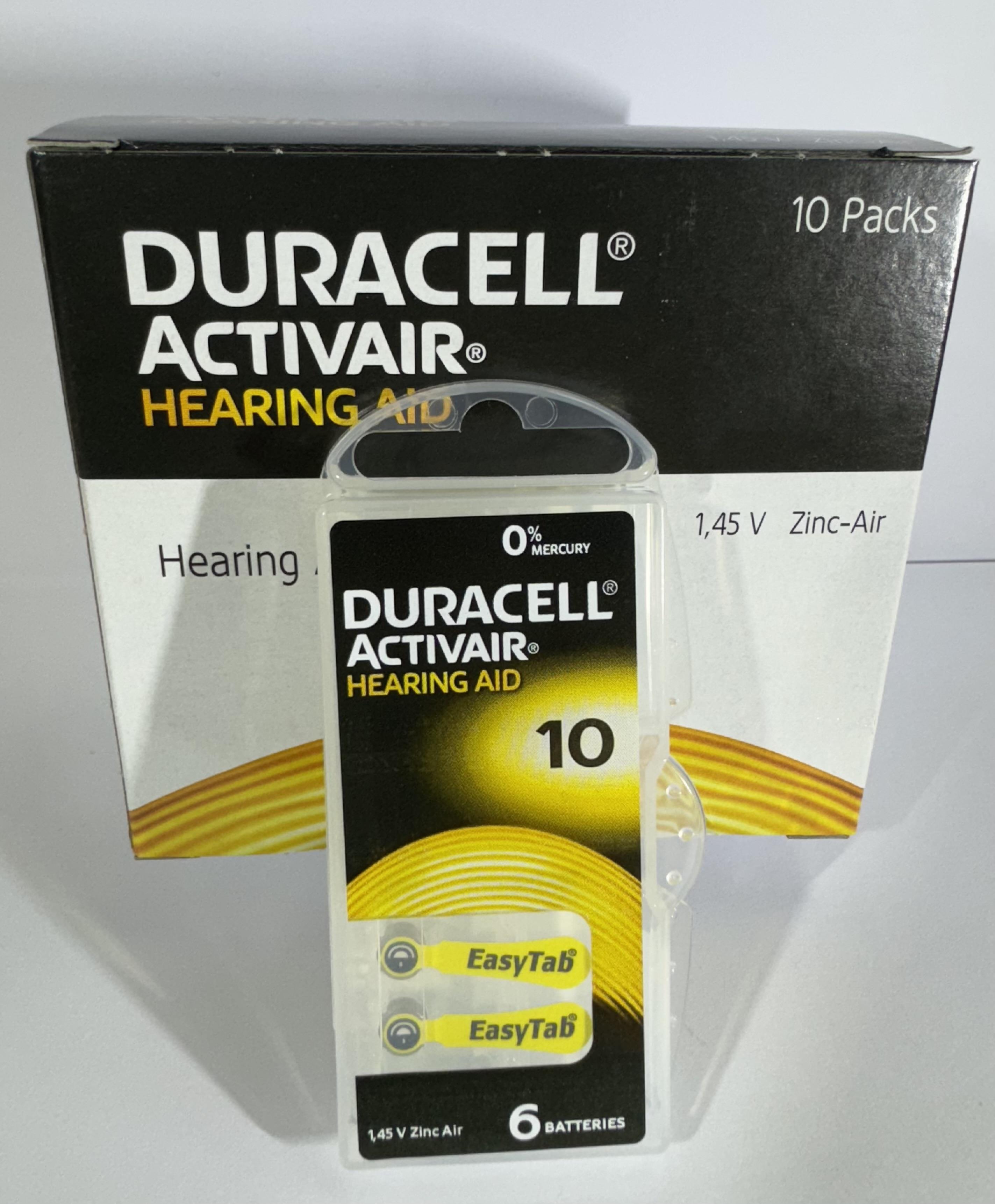 DURACELL 10 NO. KULAKLIK PİLİ