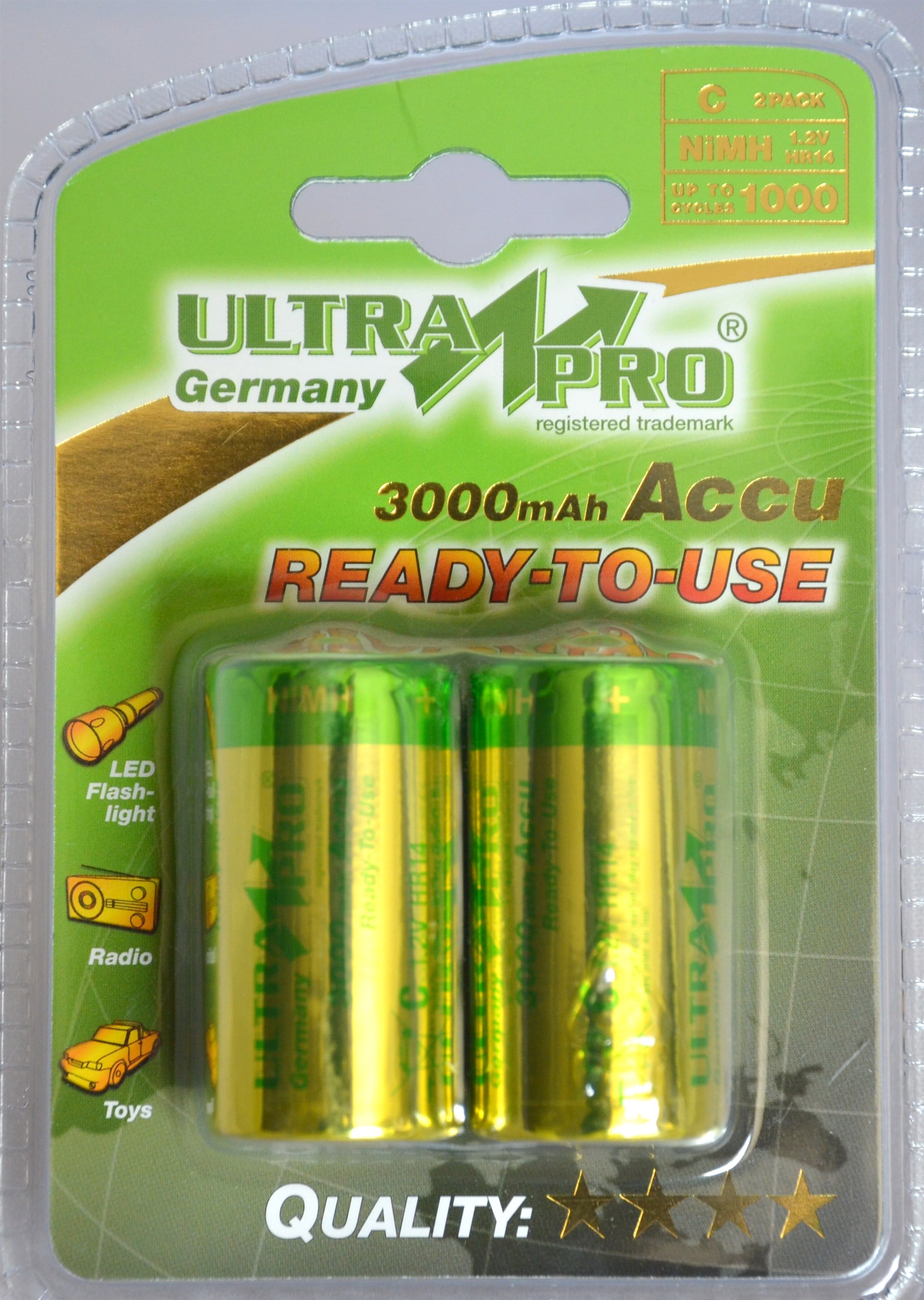 ULTRAPRO 3000 MAH. ORTA ŞARJLI PİL