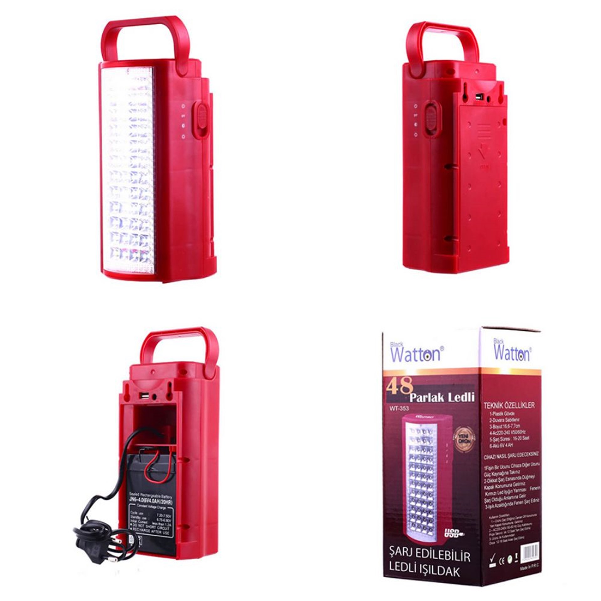 WT-353  48 LEDLİ FENER