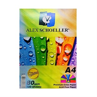 Alex Alx-779 Fotokopi Kağıdı 10 Renk 100 Lü Karışık