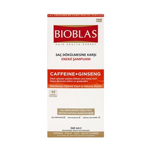 Bioblas Saç Dökülmesine Karşı Caffeine Zayıf ve Güçsüz Saçlar İçin Şampuan 360 ml