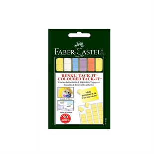 Faber Castell Tack-it Hamur Yapıştırıcı 50 Gr Karışık Renkli