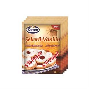 Kenton Şekerli Vanilin 5 gr 5 Li Paket