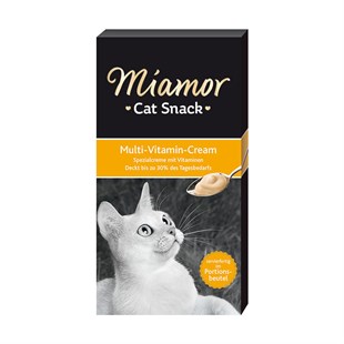 Miamor Cream Multi-Vitamin Tamamlayıcı Ek Besin 6 X 15 Gr