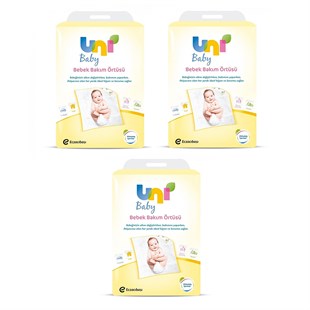 Uni Baby Bebek Bakım Örtüsü 10'lu 3 Lü Paket