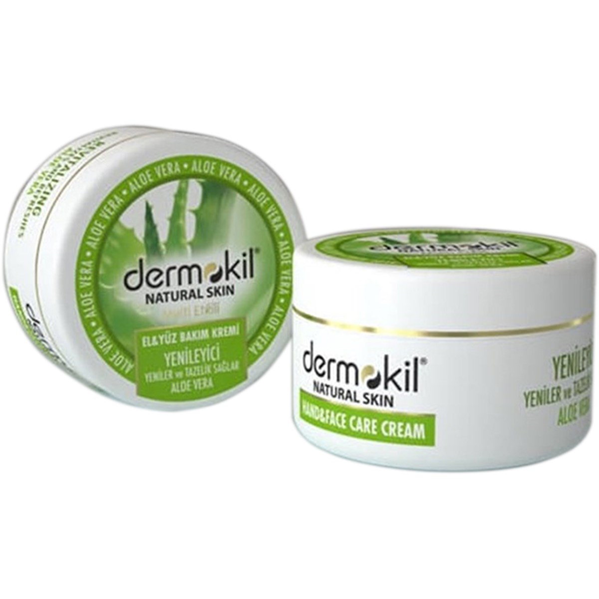 Dermokil Natural Skin Aloe Vera Özlü El ve Yüz Bakım Kremi 300 ml |  sislon.com