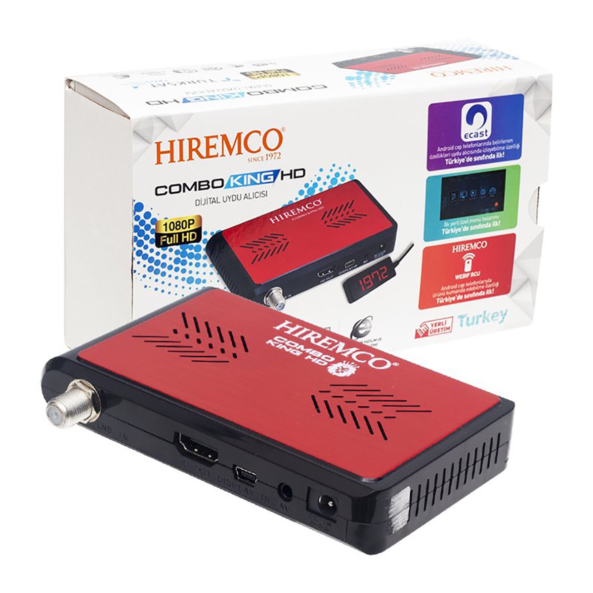 Hiremco Combo King Full HD Mini Uydu Alıcısı