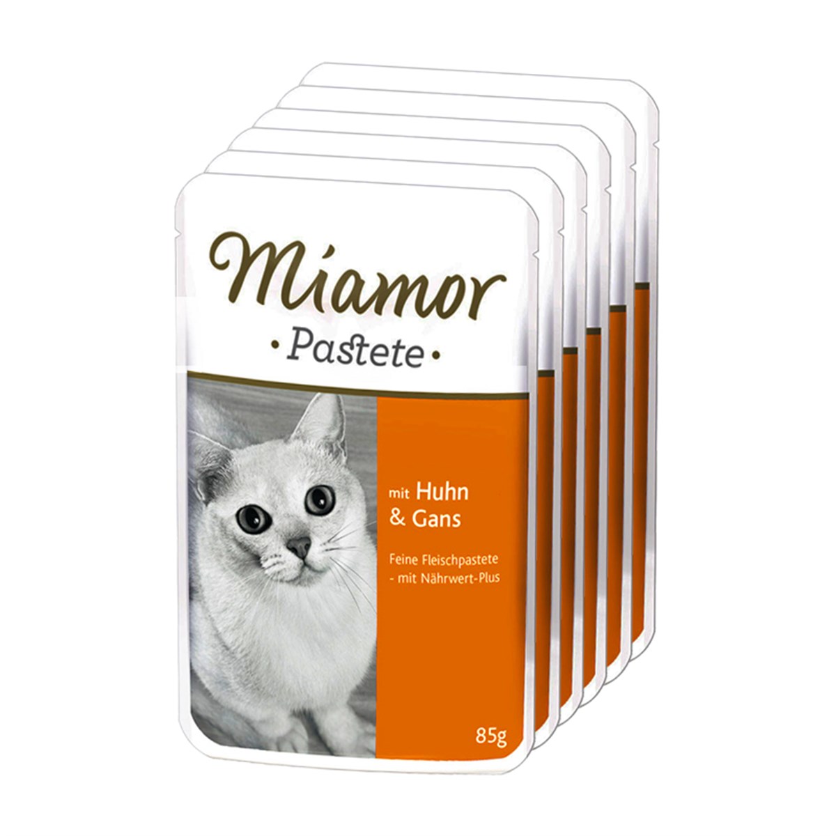 Miamor Pastete Pouch Tavuk ve Kaz Etli 85 gr Yetişkin Yaş Kedi Maması 6 Lı  Paket