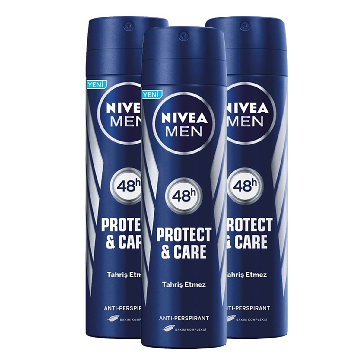 Nivea Protect & Care Erkek Deodorant 150 ml x 3 Adet