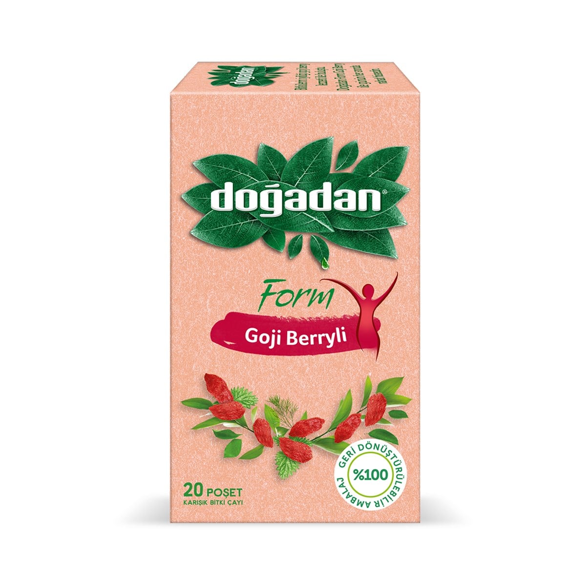 Doğadan Goji Berry'li Karışık Bitki Çayı 12 Paket