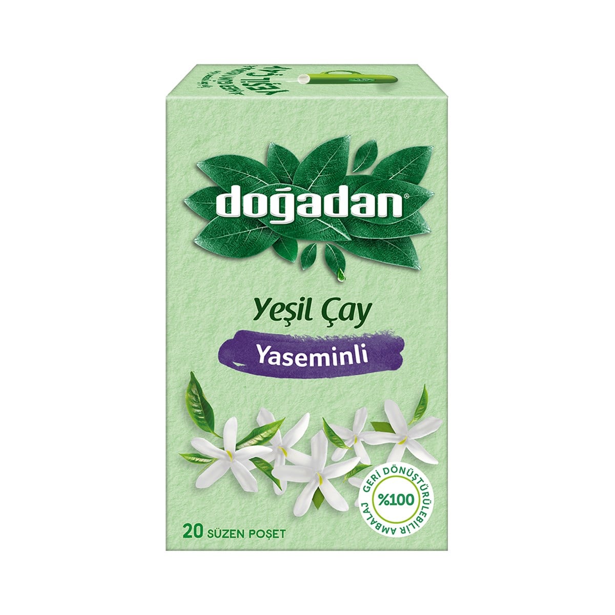Doğadan Yaseminli Yeşil Çay 20'li Paket