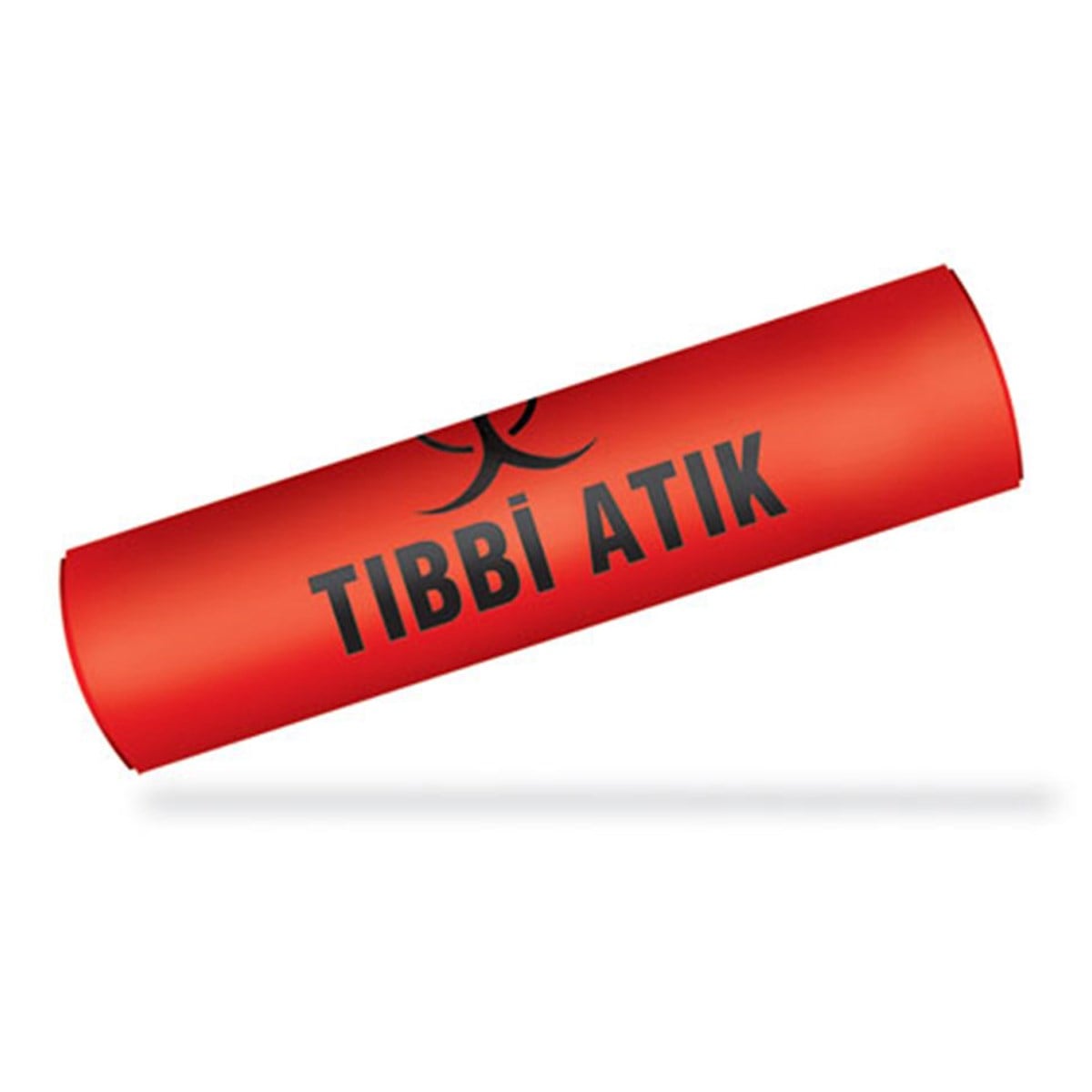 Koroplast Çöp Torbası Tıbbi Atık Baskısız Kırmızı Büyük 62 cm x 62 cm