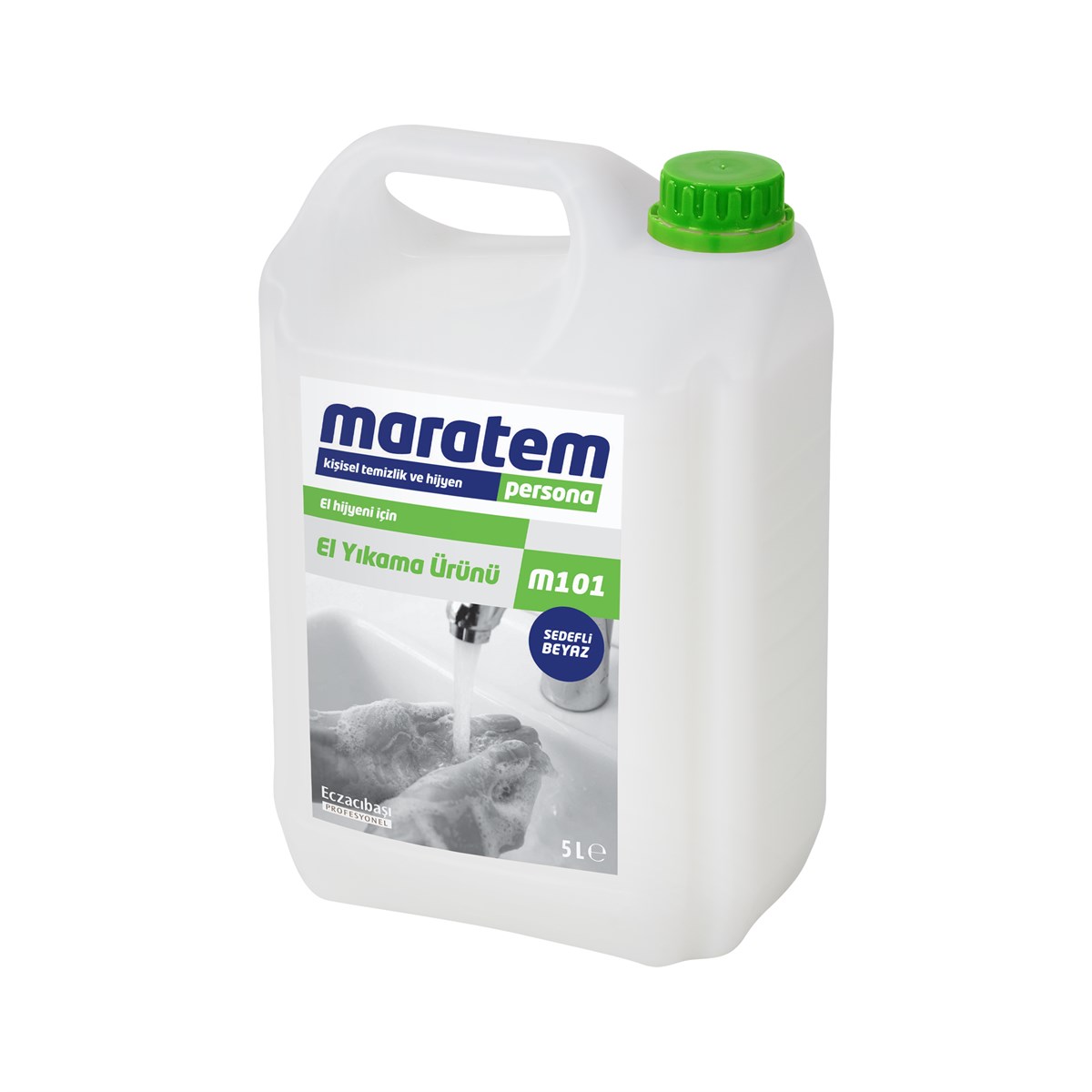 Maratem M101 Sıvı El Sabunu Beyaz Sedefli 5 kg