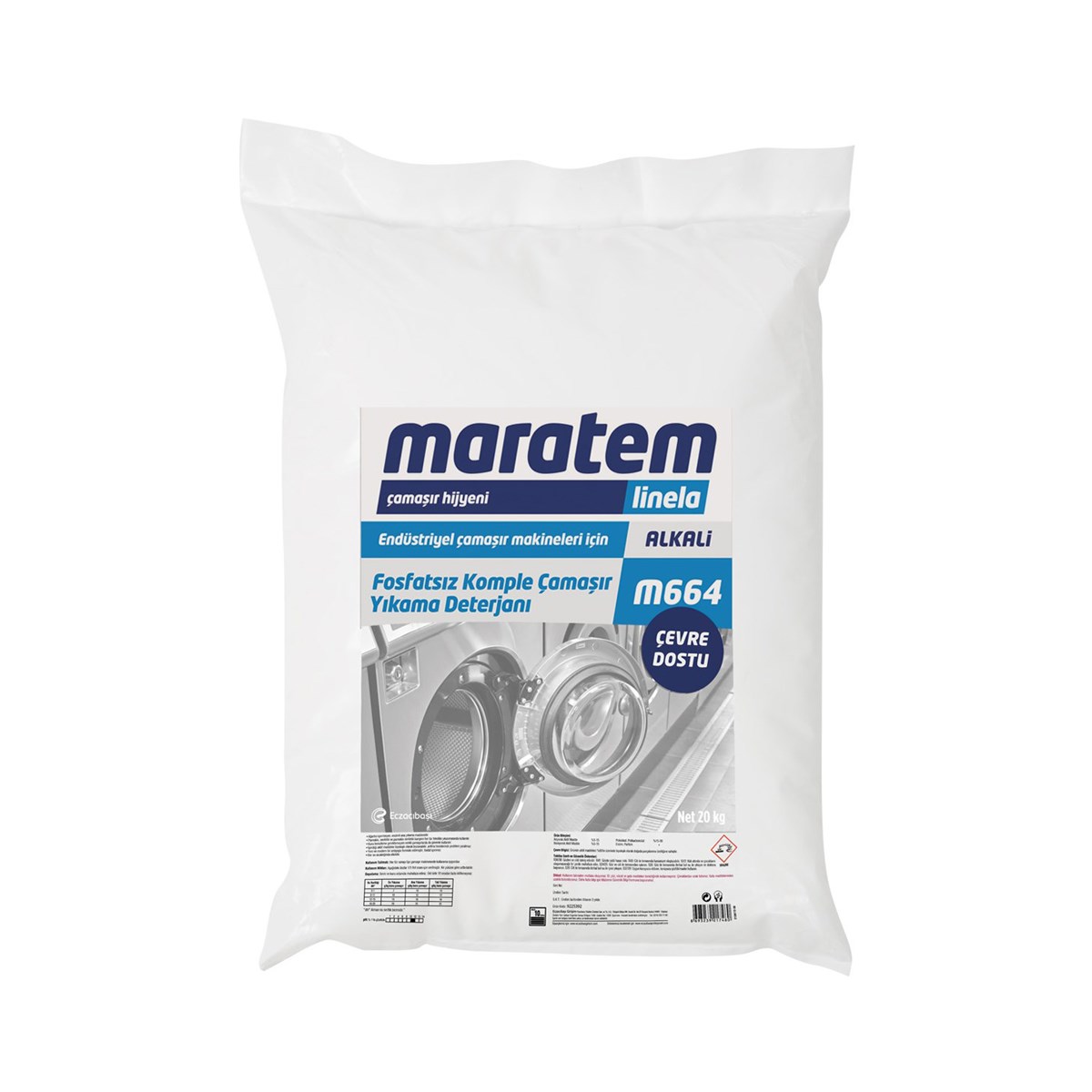 Maratem M664 Fosfatsız Toz Yıkama Çamaşır Deterjanı 20 Kg
