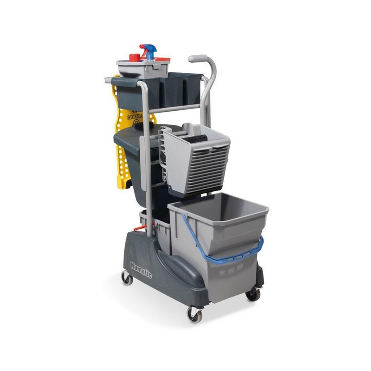 Numatic TMR 2815W Çift Kovalı Çöp Toplamalı Temizlik Arabası