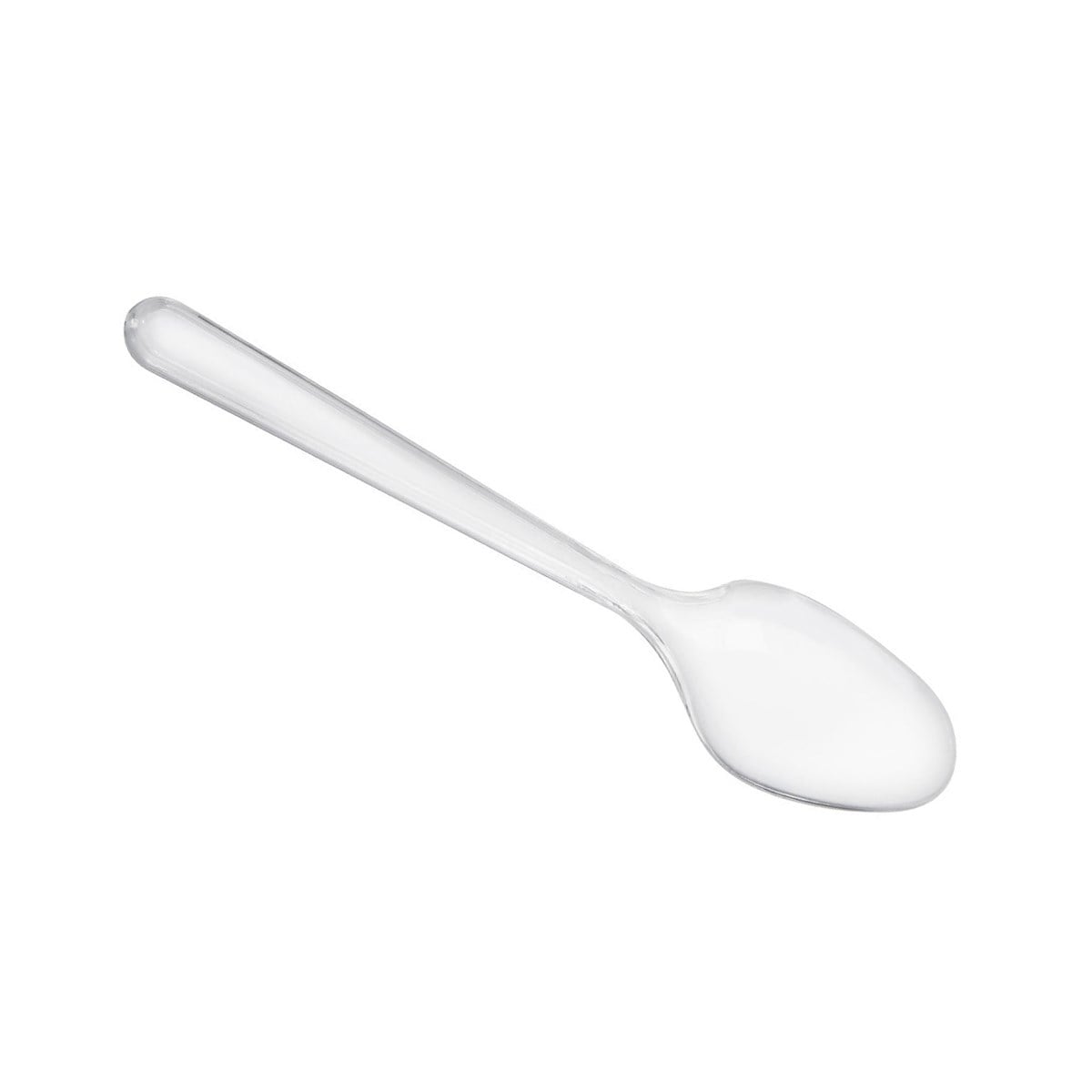 Plastik Kaşık Lüks 100'lü Paket Şeffaf