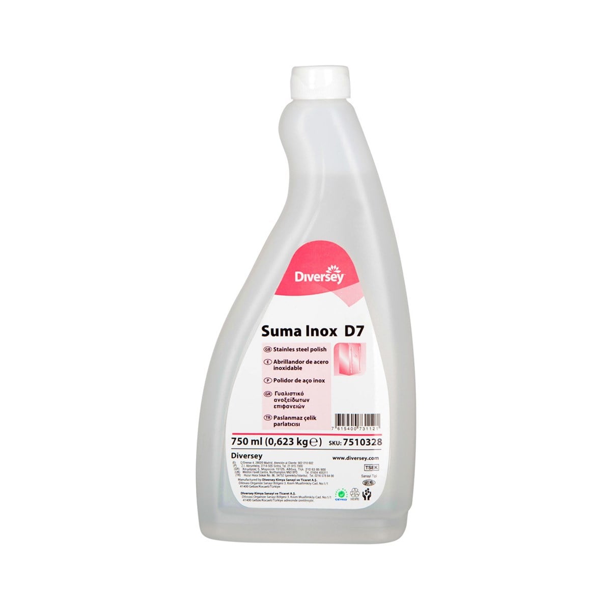 Suma Inox D7 Paslanmaz Çelik Parlatıcı 750 ml