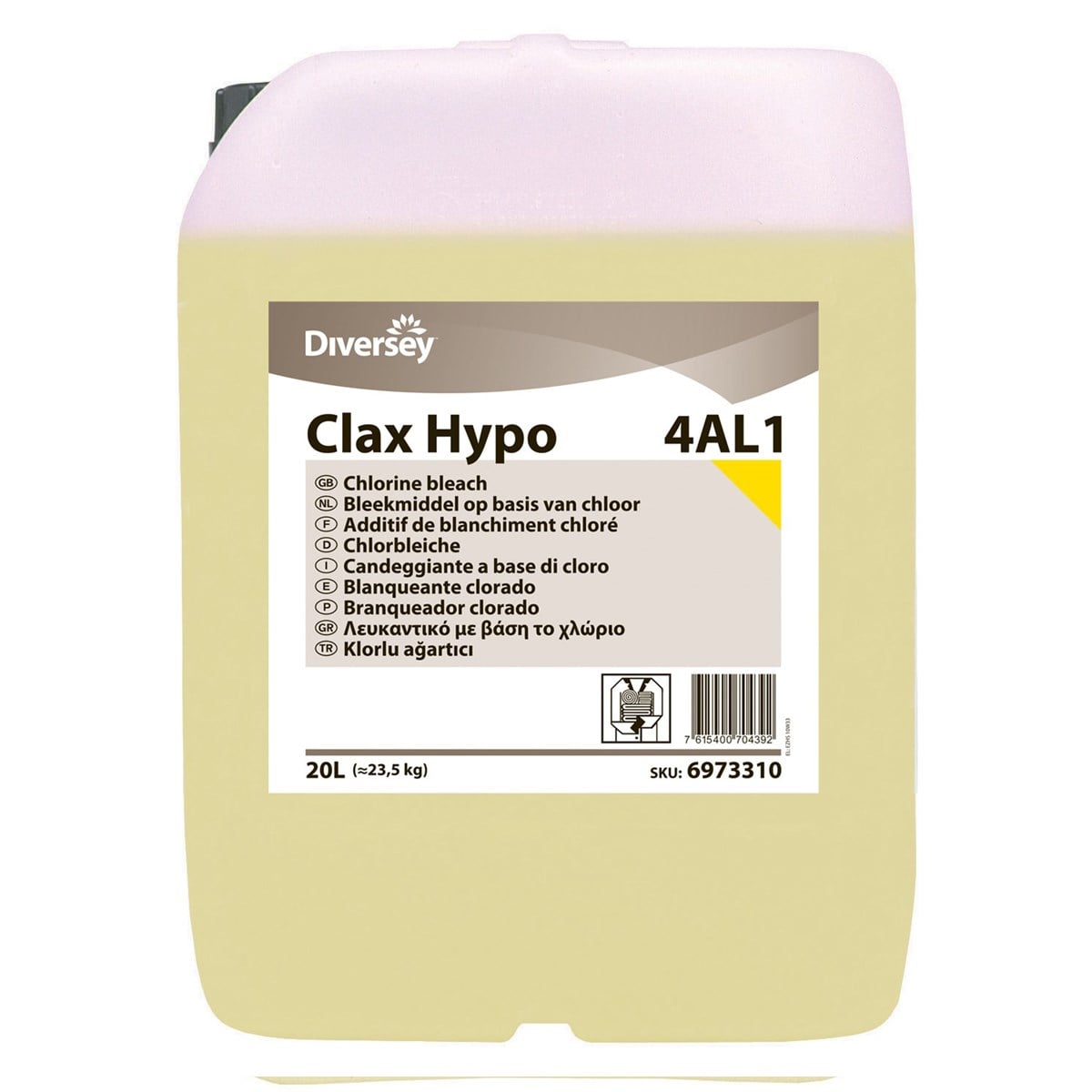 Clax Hypo 4AL1 Klorlu Sıvı Ağartıcı Dezenfektan 21 Kg