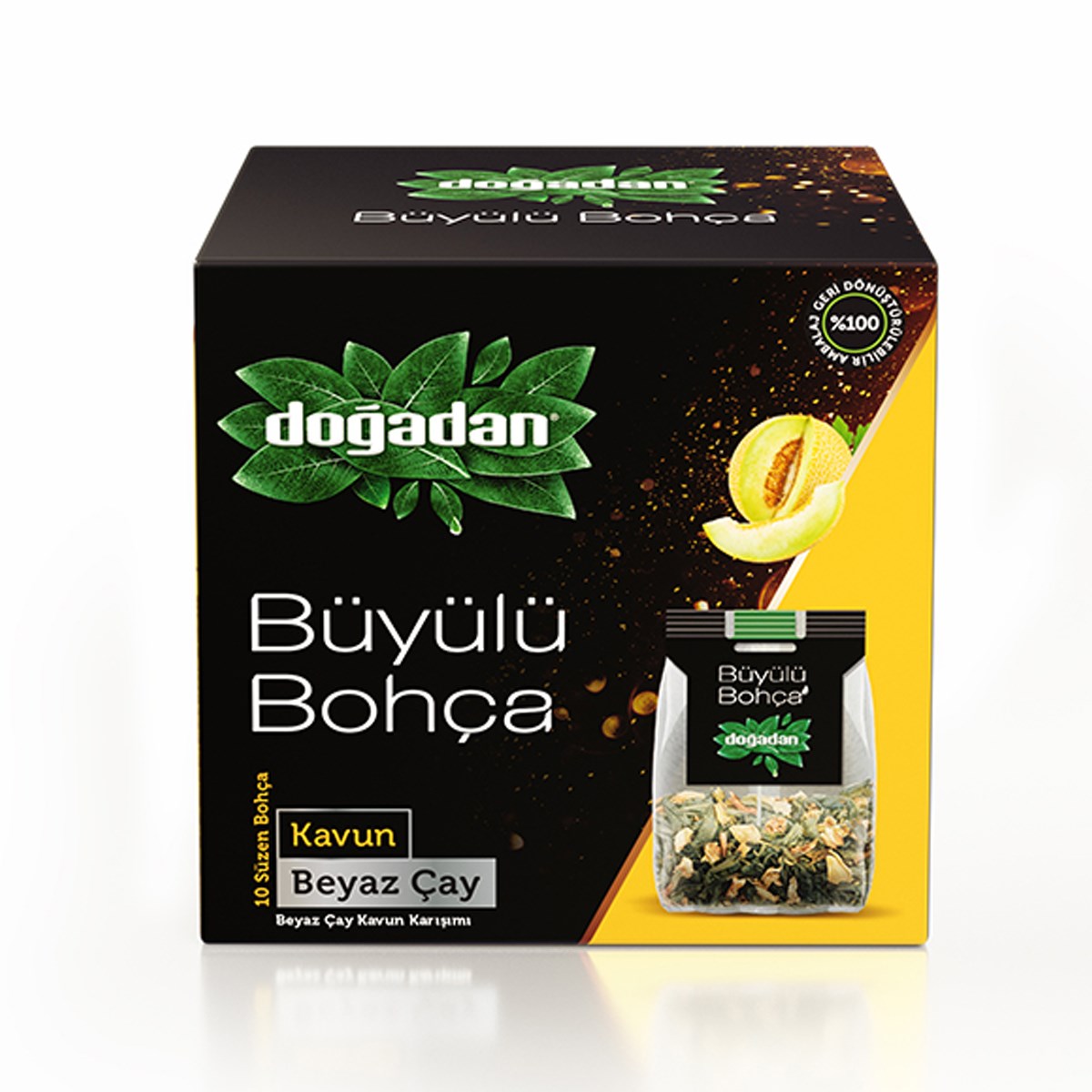 Doğadan Büyülü Bohça Beyaz Çay Kavunlu 10'lu Paket
