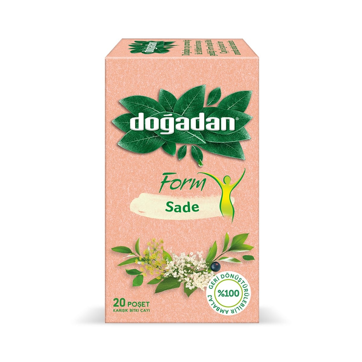Doğadan Form Sade Bitki Çayı 20'li Paket