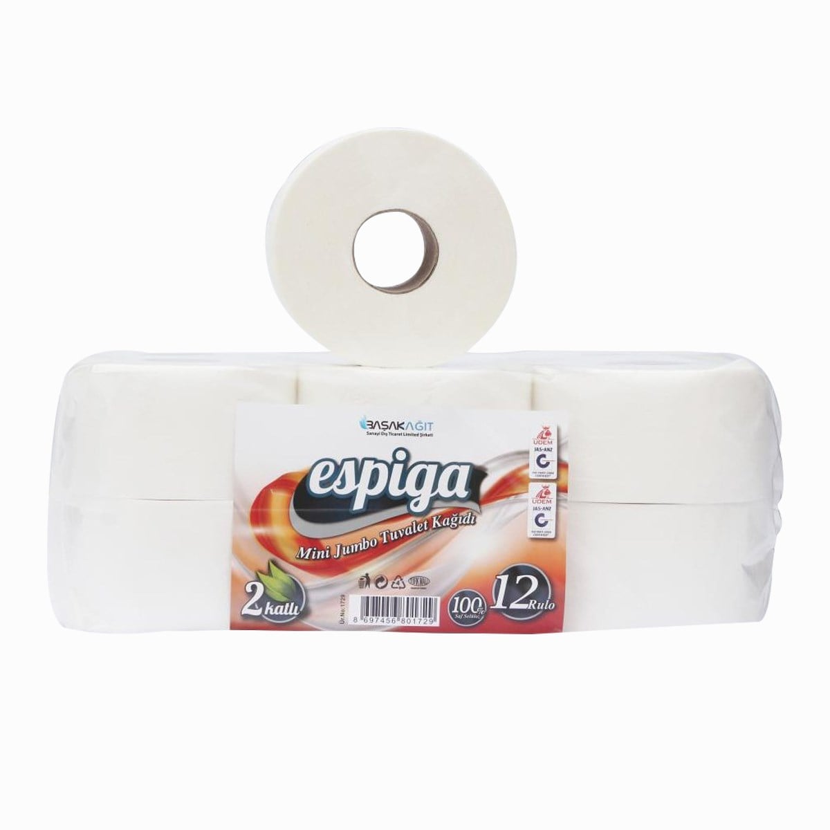 Espiga Mini Jumbo Tuvalet Kağıdı Koli İçi 12 Rulo