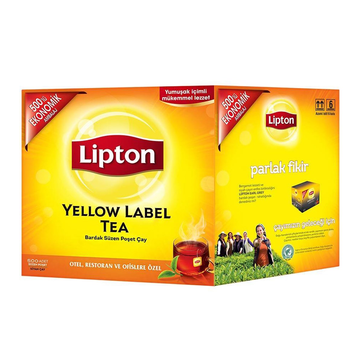 Lipton Yellow Label Bardak Poşet Çay 500'lü