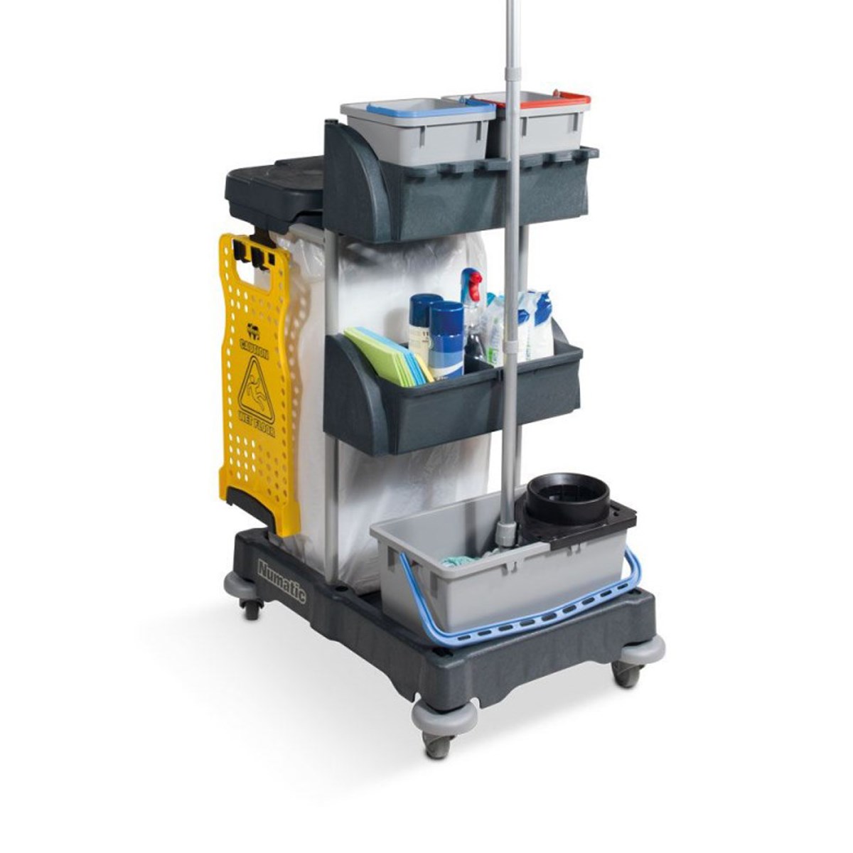 Numatic XCG 1 Çöp Toplamalı Temizlik Arabası