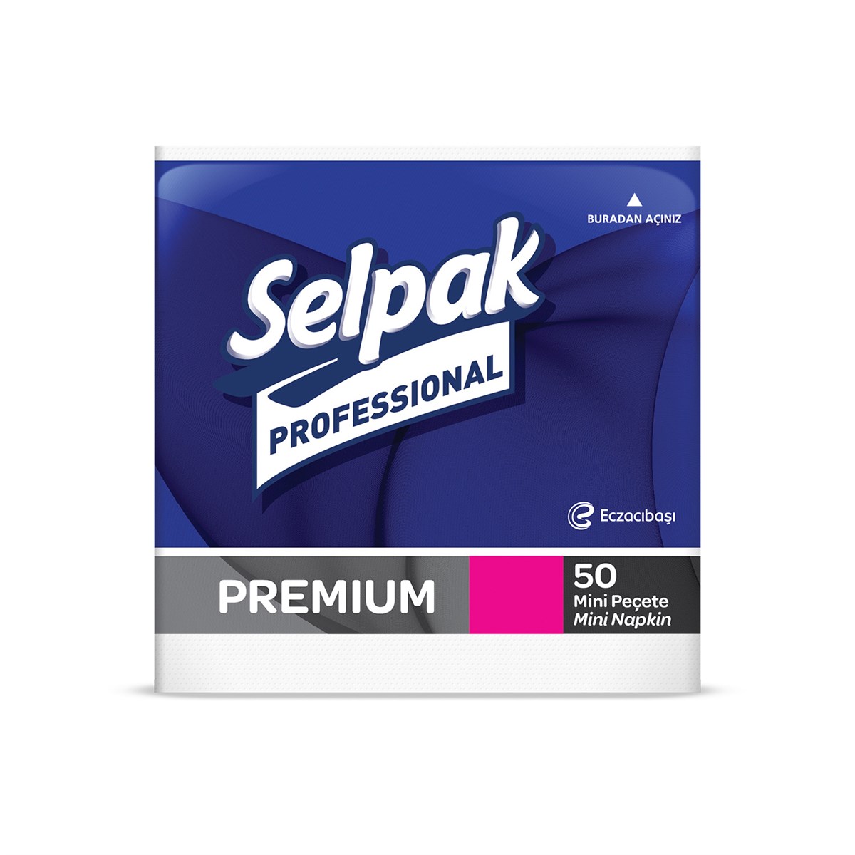 Selpak Professional Mini Peçete 24 cm x 24 cm 50'li Paket