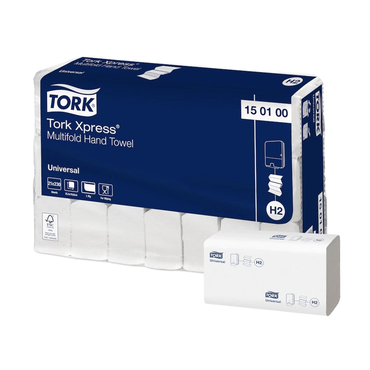 Tork Xpress® Z Katlı Havlu Universal 230 Yaprak Koli İçi 21 Paket